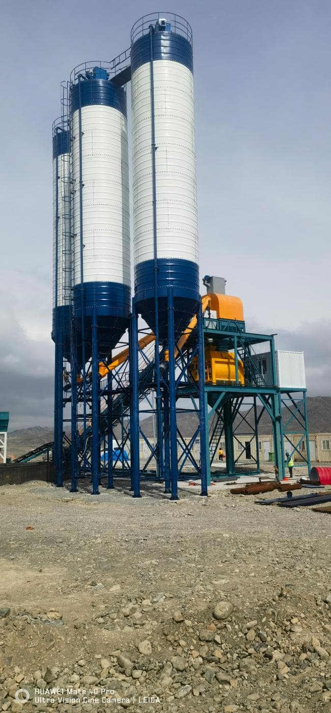 Shinjondagi MHZS180 modulli beton zavodi loyihasi